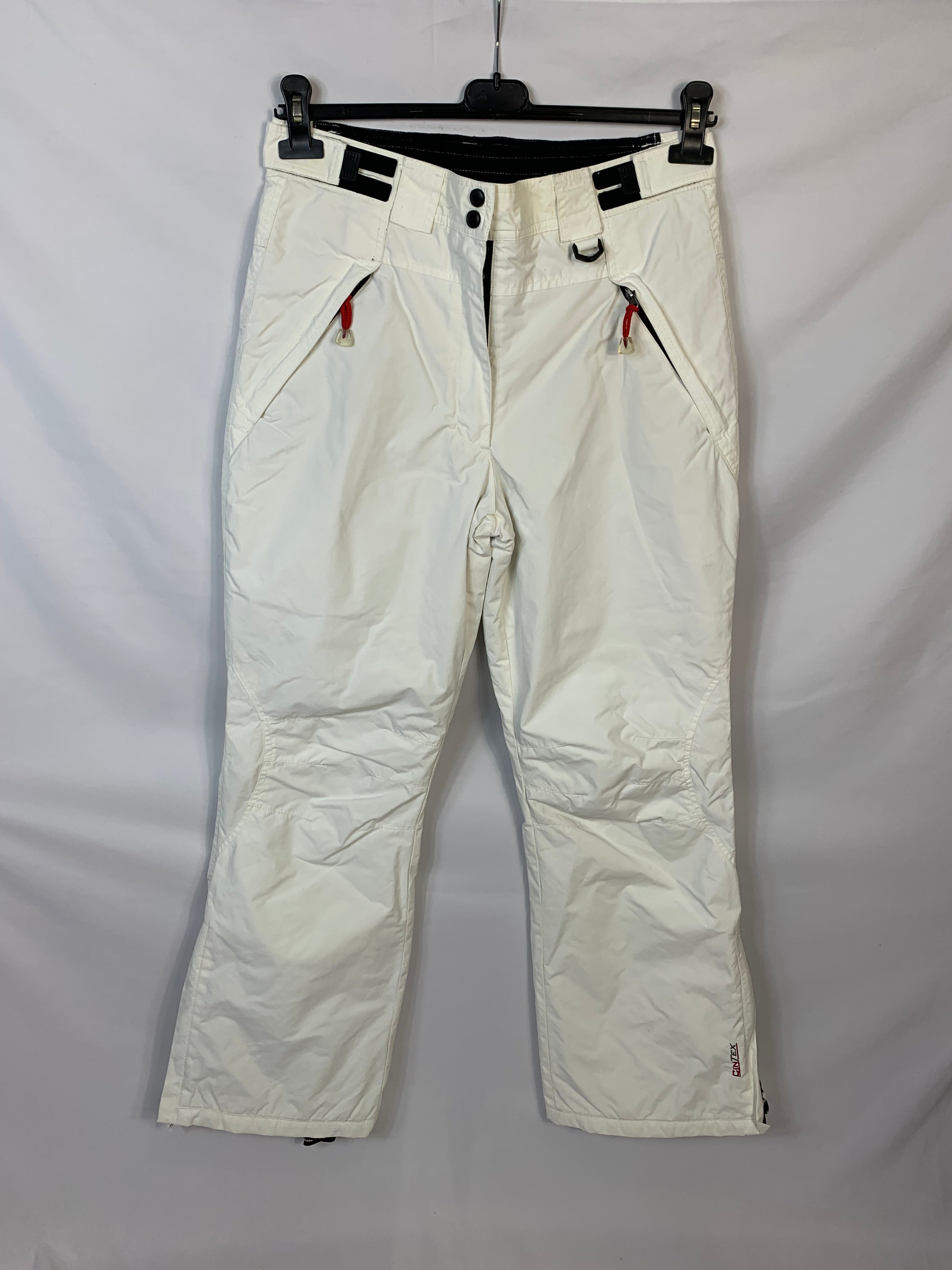 TAGLIA M - Pantalone Rodeo Bianco